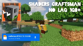 SHADER CRAFTSMANMASTERCRAFT REALISTIC APKLINK DOWNLOAD [upl. by Ttennaj]