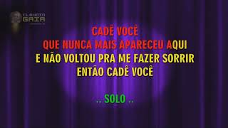 Cade voce Karaoke 1 tom abaixo [upl. by Olram]