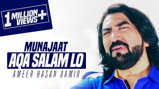 Aaqa Salam Lo Mere Mola Salam Lo  Ameer Hasan Aamir Munajaat 2017 [upl. by Kati]