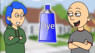 Classic Caillou Dyes Boris Hair to BlueGrounded [upl. by Eikkin]