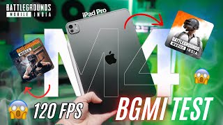 I PAD PRO M4 🔥🔥  120 FPS 😱😱  THE ULTIMATE PERFORMANCE 😳😳  BGMI [upl. by Benjie814]