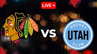 Chicago Blackhawks vs Utah Hockey Club  National Hockey League LIVE [upl. by Retloc384]