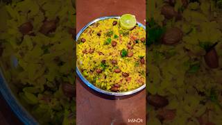 Morning breakfast poha recipe  kismat kitchen recipes shortvideo youtubeshorts recipe [upl. by Jules199]