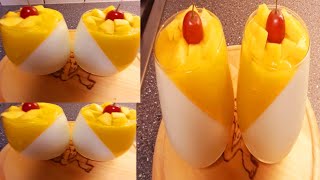 Mango Panna Cotta RecipeCebuana in Netherlands [upl. by Elwina]