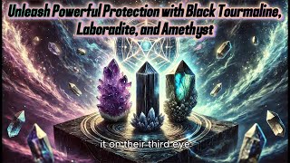 Unleash POWERFUL Protection with Black Tourmaline Laboradite and Amethyst [upl. by Ecinwahs]