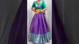 Try this beautiful saree draping lehenga stylesareedraping fashion [upl. by Everrs336]