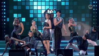 Mediacorp Lets Celebrate 2024  【Tasha Low and Shawn Thia  Dance The Night 】Live Version [upl. by Hanas]