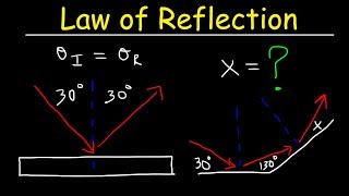 Law of Reflection  Geometric Optics  Physics [upl. by Nnodnarb698]