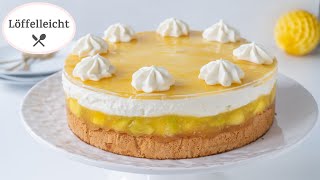 Mango Maracuja Torte  Leckere und schnelle Sommertorte [upl. by Osicnarf]