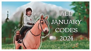 All January Codes 2024  Star Stable Online [upl. by Mortie]