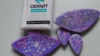 comment utiliser la cernit transclucent  tuto pastels secs et cernit translucent [upl. by Moshell463]