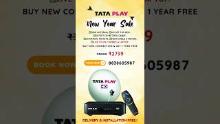 Install today 8838605987 TATA PLAY New Connection Offer Tamil Nadu shorts tataplay tataplaydth [upl. by Lemert]