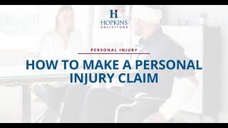 How to Make a Personal Injury Claim [upl. by Clarke306]