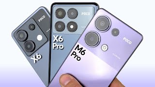 POCO X6 vs POCO X6 Pro vs POCO M6 Pro  Which Should You Buy [upl. by Naves]