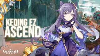 HOW TO EZ ASCEND KEQING  COR LAPIS LOCATION  CRAFTING MATERIAL GENSHINIMPACT ENGLISH SUB [upl. by Marquet]