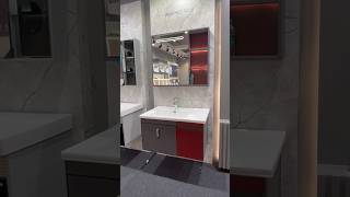 bathroom cabinet with mirror  acrylic bathroom cabinet  bathroom storage box youtube viralshorts [upl. by Aiket953]