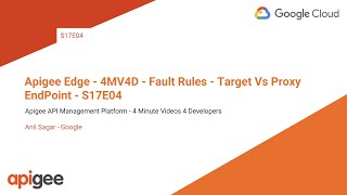 Apigee Edge  4MV4D  Fault Rules  Target Vs Proxy EndPoint  S17E04 [upl. by Anner524]