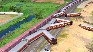 Coromandel Express accident in Odishas Balasore  ACCIDENT SIMULATION Train Simulator [upl. by Angelica]