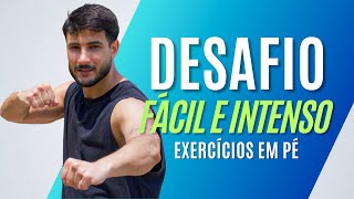 Treino em casa para perder barriga facilmente com exercícios dinâmicos 15 MIN [upl. by Seravart]