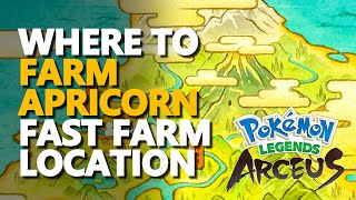 Where to farm Apricorn Pokemon Legends Arceus [upl. by Nyleek613]