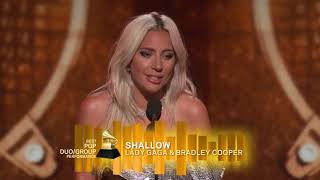 Lady Gaga Wins Best Pop Duo Or Group Performance  2019 GRAMMYs Acceptance Speech [upl. by Eivla890]