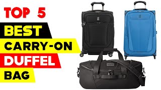 Top 5 Best Carry On Duffel Bags Reviews for 2024 [upl. by Skell]