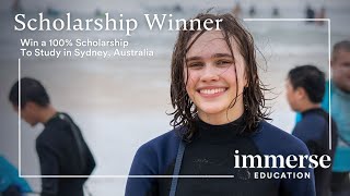 100 Scholarship Winner Anais Tells Her Story [upl. by Htilil539]