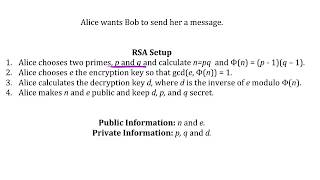 RSA Algorithm Examples [upl. by Naitsirhc236]