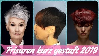 Die 🔥 modische 20 Ideen zu frisuren kurz gestuft 2019 [upl. by Ennasil]