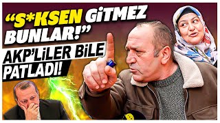 AKPliler Bile Patladı Sağcısı Solcusu Muhafazakarı Sokakta İsyan Etti  Sokak Röportajı [upl. by Cusick473]