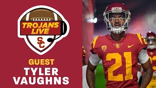 Trojans Live 102819  USC WR Tyler Vaughns [upl. by Dagny]