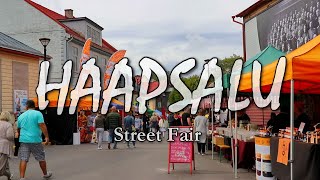 STREET FAIR in Haapsalu  The White Lady Time  Estonia [upl. by Idaf]