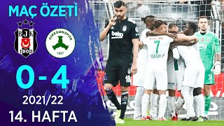 Beşiktaş 04 GZT Giresunspor MAÇ ÖZETİ  14 Hafta  202122 [upl. by Aihsenor587]