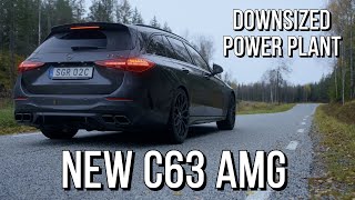 MERCEDES AMG C63 S EPERFORMANCE  DOWNSIZING GOES MEAN  V8 NO MORE  REVIEW [upl. by Haleigh214]