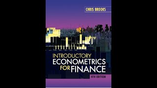 Introductory Econometrics for Finance Lecture 9 [upl. by Alimac41]