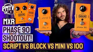 MXR Phase 90 Comparison  Whats The Difference Between The Different Phase 90 Phasers [upl. by Iilek]