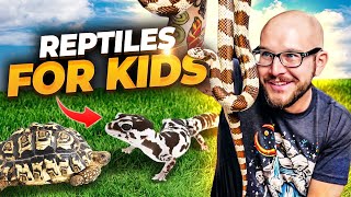 Top 5 BEST Reptiles For Kids  Family Friendly Reptiles [upl. by Mcguire120]