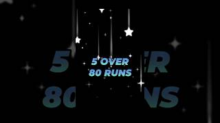 5 OVER 80 RUNS 🥶🥵😎 trending youtubeshorts ipl shortvideo shorts short [upl. by Buxton26]