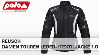 Reusch Damen Touren LederTextil Jacke [upl. by Thurlow355]