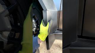 New Tesla Cybertruck Mud Flaps Installation cybertruck automobile custom mudflap [upl. by Erick794]