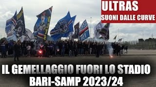 IL GEMELLAGGIO BARI E SAMPDORIA 16032024 [upl. by Rolf]