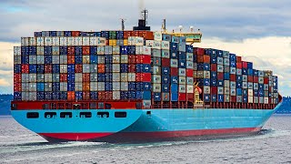 The Crazy Amount of Power Needed to Move World Largest Container Ships [upl. by Anen]