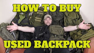 Guide How to Buy Used Hiking BackpackRucksack [upl. by Akciret]