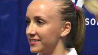 Day 2 PostMeet Interview with Nastia Liukin at 2008 Visa Ch [upl. by Alburga]