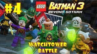 LEGO Batman 3 Beyond Gotham 3DS  Part 4 Watchtower Battle [upl. by Dun]