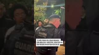 polícia oprime batalha de rima opressão hiphop batalhaderima rap rimas [upl. by Kilah]