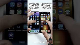 iPhone 14 Pro vs iPhone 13 Pro ⚡ Speed Test Showdown Which One is Faster 🚀shortsviralvideo [upl. by Enyallij422]