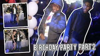 MY 17TH BIRTHDAY PARTY VLOGPART 2🕴🎂🥳🎉 [upl. by Wolfie]