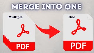 How To Combine Pdf Files Into One  Merge Multiple Pdf Files Into One Pdf File [upl. by Leach]