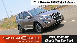 2018 Mahindra XUV500 Quick Review  Pros Cons and Should You Buy One [upl. by Aicatsal]